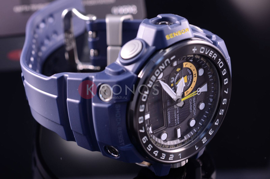 Часы Casio G-Shock GWN-1000NV-2A — электронные, металл сталь