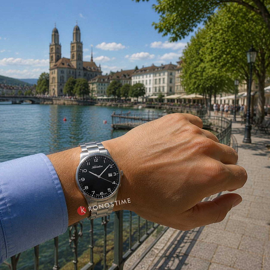 Часы Adriatica Classic A1293.5124Q — кварцевые, сталь металл