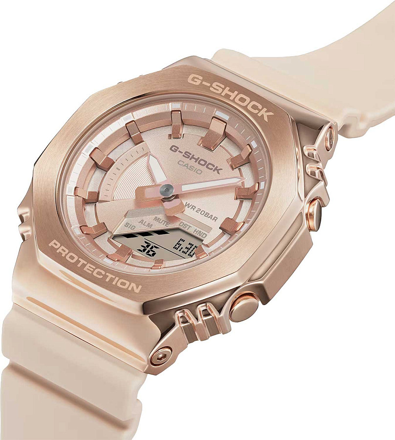 Часы Casio G-Shock GM-S2100PG-4ADR (GM-S2100PG-4A) — золотой, сталь металл