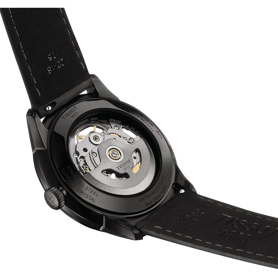 Часы Tissot Chemin des Tourelles Squelette T139.836.36.441.00 — металл сталь, кожаный