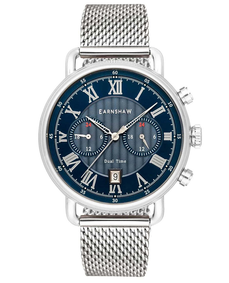 Часы Earnshaw Investigator ES-8194-22 — мужские, синий