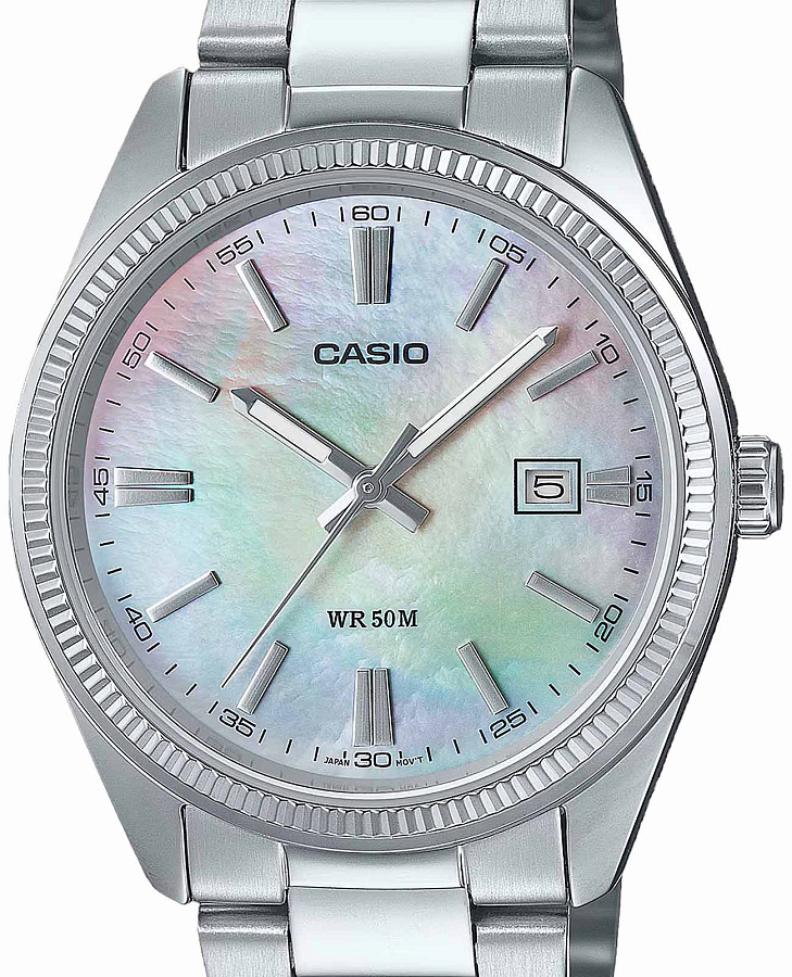 Часы Casio MTP-1302DS-7AV — кварцевые, сталь металл
