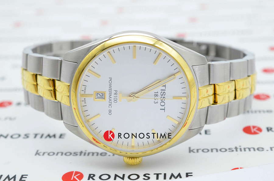 Часы Tissot PR 100 Powermatic 80 T101.407.22.031.00 — Швейцария, механические