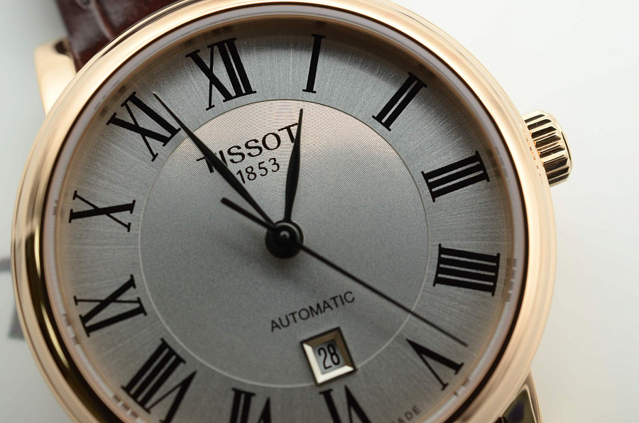 Часы Tissot Carson Premium Automatic Lady T122.207.36.033.00 — белый, механические