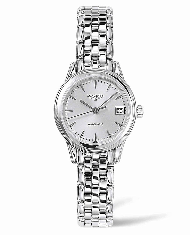 Часы Longines Flagship L4.274.4.72.6 — женские, серебристый
