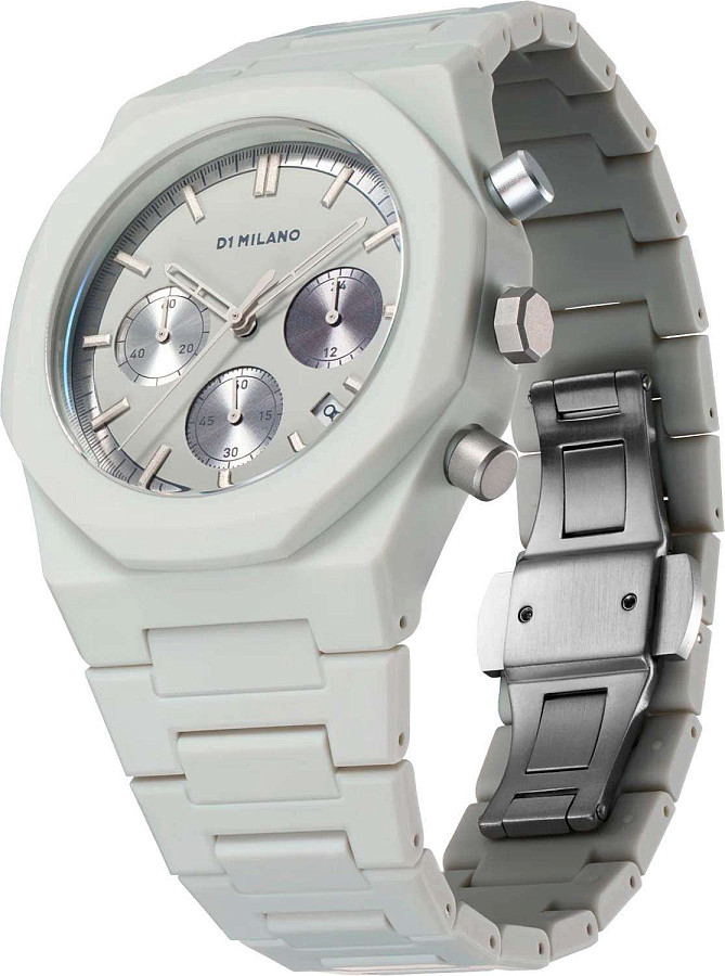 Часы D1 Milano Polychrono PHBJ08 — кварцевые, пластик