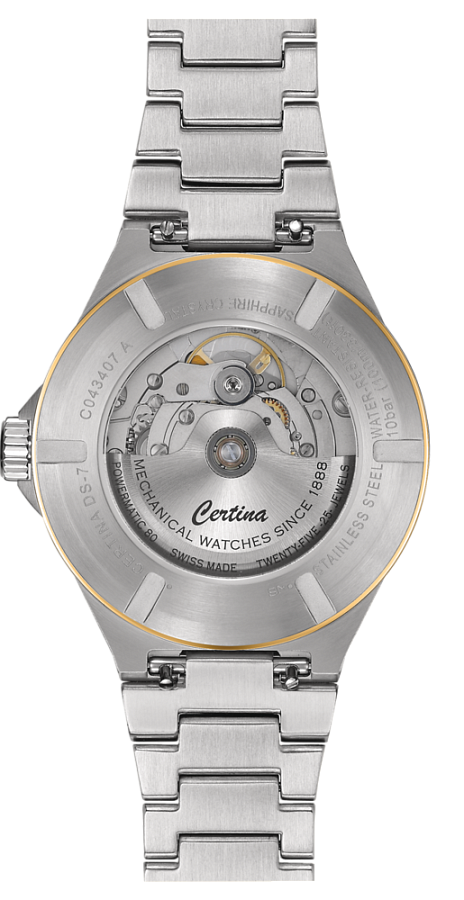 Часы Certina DS-7 Powermatic 80 - C043.407.22.031.00 — механические, металл сталь