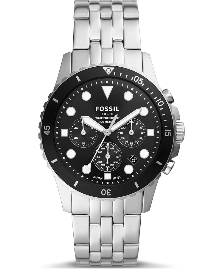 Часы Fossil Bannon FS5837 — мужские, черный