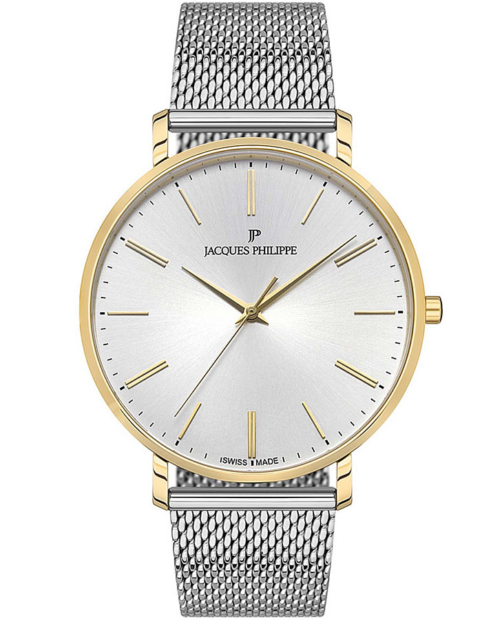 Часы Jacques Philippe Base JPQGS077226YG — мужские, серебристый