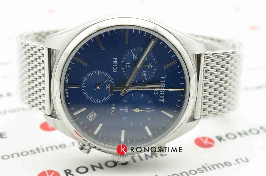 Часы Tissot PR 100 Сhronograph T101.417.11.041.00 — нержавеющая сталь, мужские