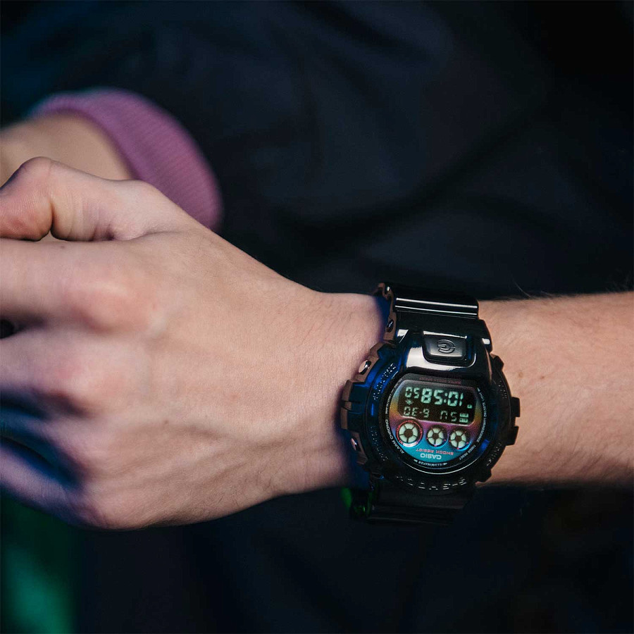Часы Casio G-Shock DW-6900RGB-1DR (DW-6900RGB-1) — электронные, пластик