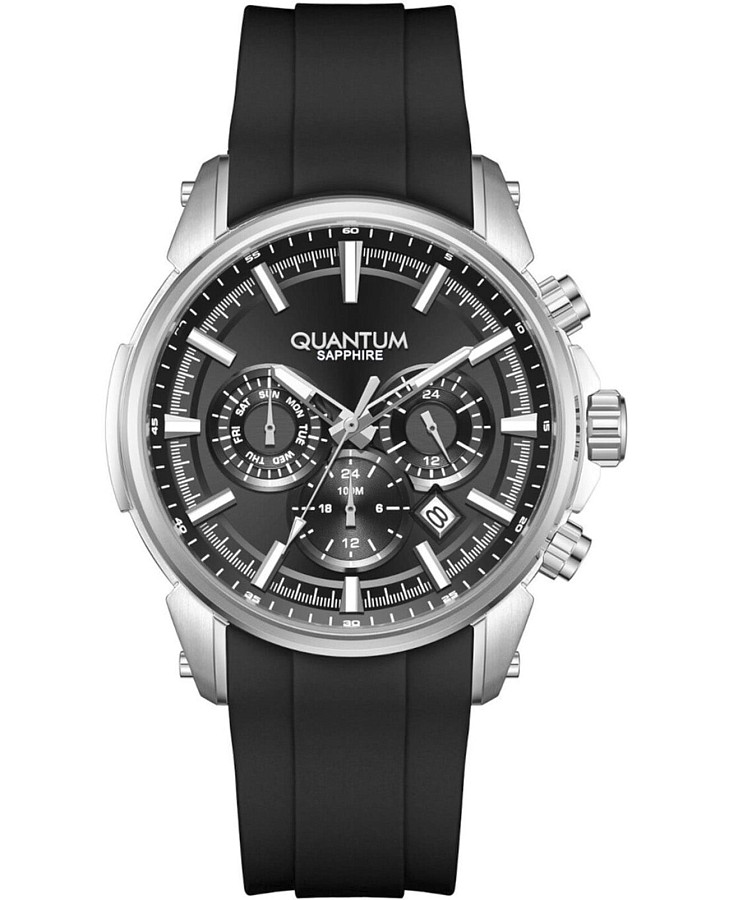 Часы Quantum Powertech PWG1220.350 — мужские, черный