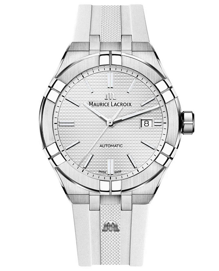 Часы Maurice Lacroix Aikon Automatic AI6008-SS000-130-2 — мужские, белый