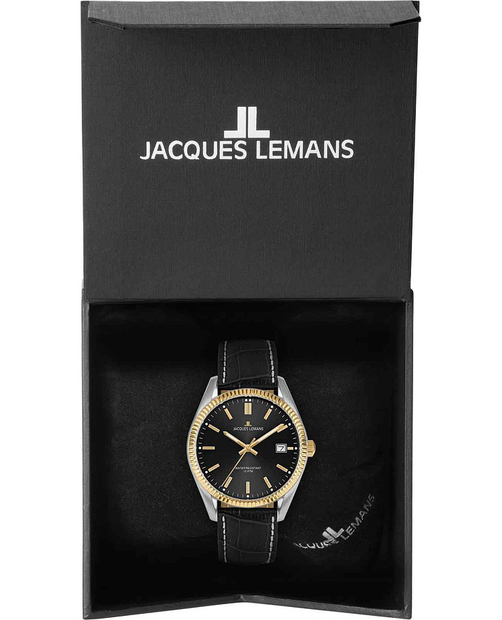 Часы Jacques Lemans Derby 50-3U — кварцевые, сталь