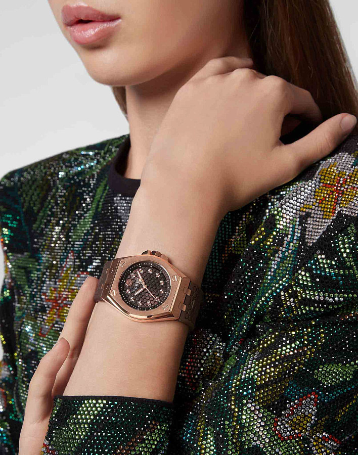 Часы Philipp Plein Extreme Lady PWJAA0422 — кварцевые, металл сталь