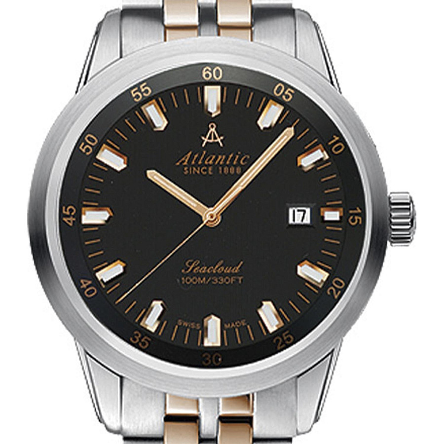 Часы Atlantic Seacloud 73365.43.61R — кварцевые, сталь металл
