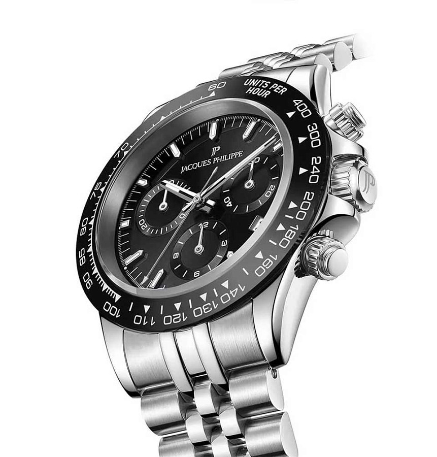 Часы Jacques Philippe JPQGC711316SBB — черный, металл сталь