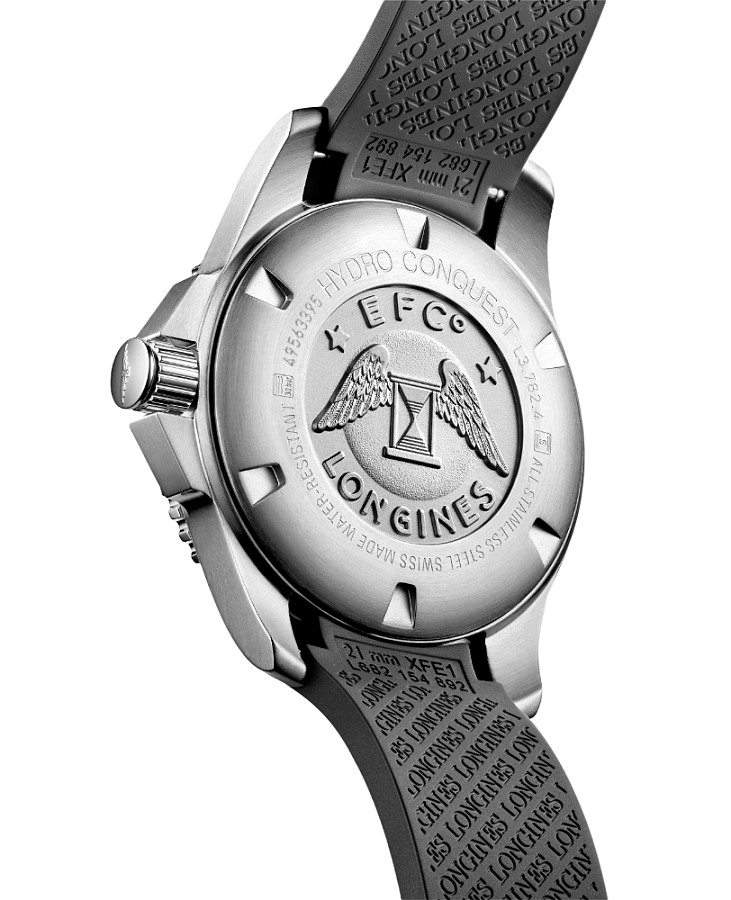 Часы Longines HydroConquest L3.782.4.76.9 — механические, металл сталь керамика
