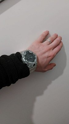 Фото покупателя: Японские наручные часы Casio G-Shock GA-700SKE-7A с хронографом