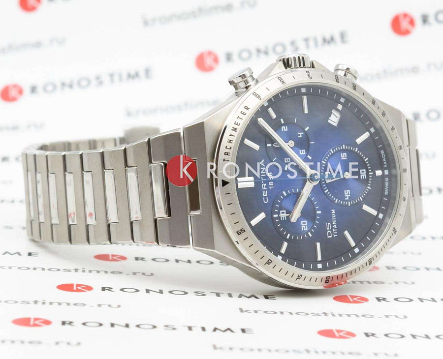 Часы Certina DS-7 Chronograph C043.417.44.041.00 — титановый, мужские