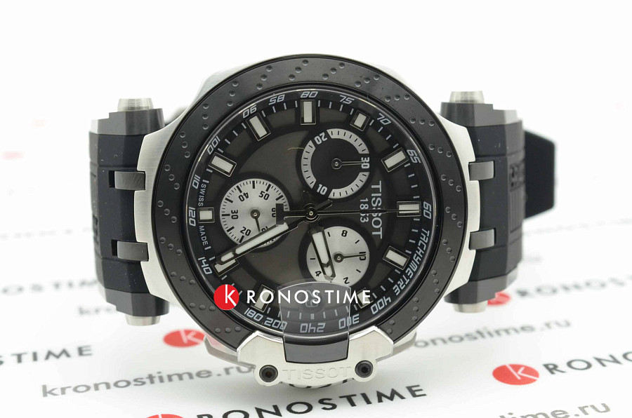 Часы Tissot T-Race Chronograph T115.417.27.061.00 — мужские, силикон