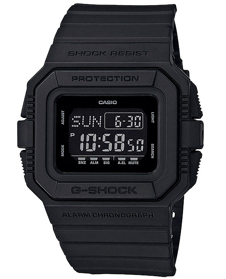 Часы Casio G-Shock DW-D5500BB-1 — мужские, черный