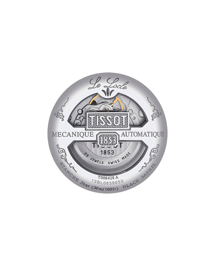 Часы Tissot Le Locle Automatic Regulateur T006.428.11.038.02 — механические, сталь металл