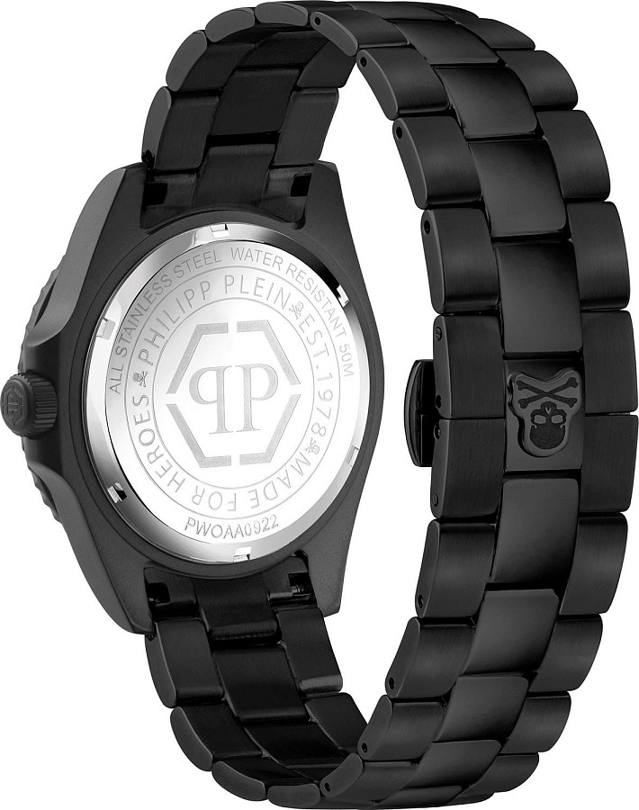 Часы Philipp Plein The Skull PWOAA0922 — нержавеющая сталь с ip-покрытием, мужские