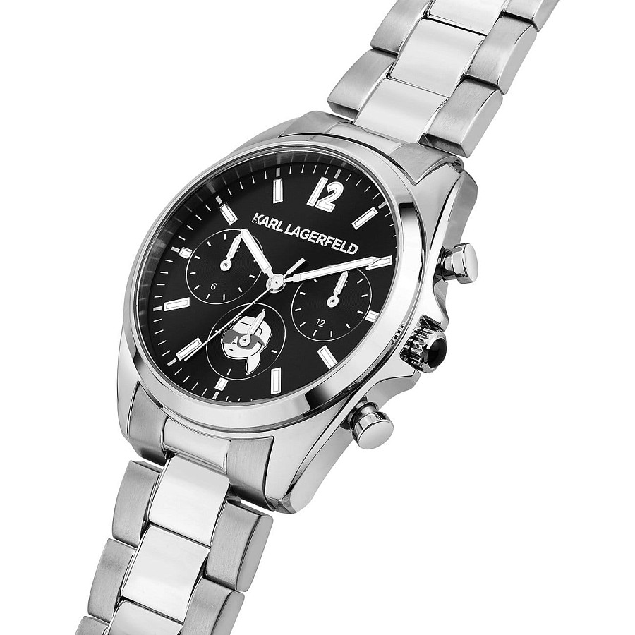 Часы Karl Lagerfeld Round Essentials R0553101504 — женские, серебристый