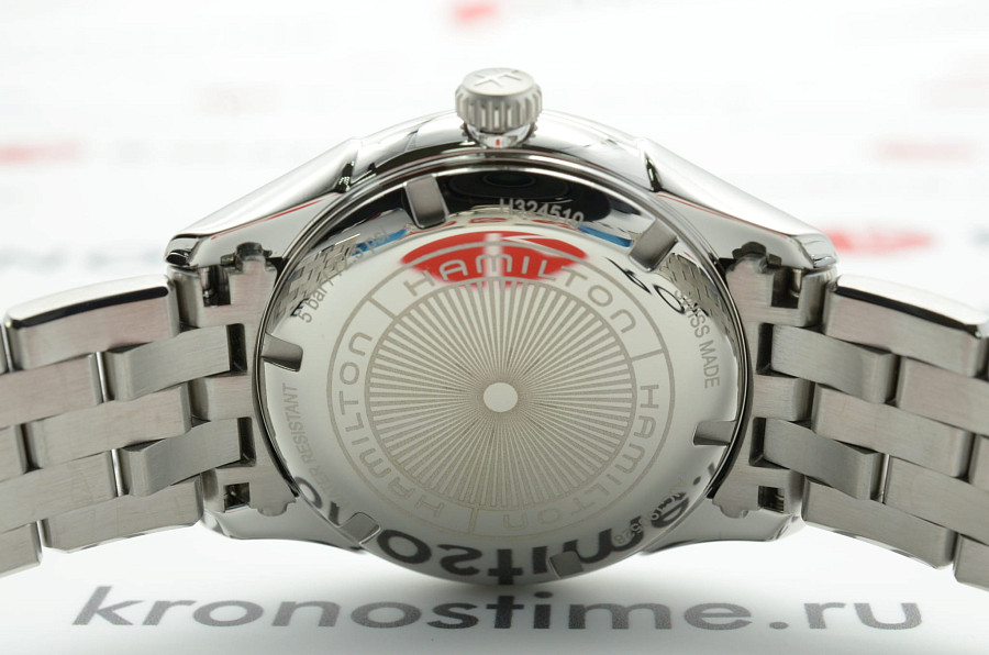 Часы Hamilton Jazzmaster Gent Quartz H32451141 — синий, сталь