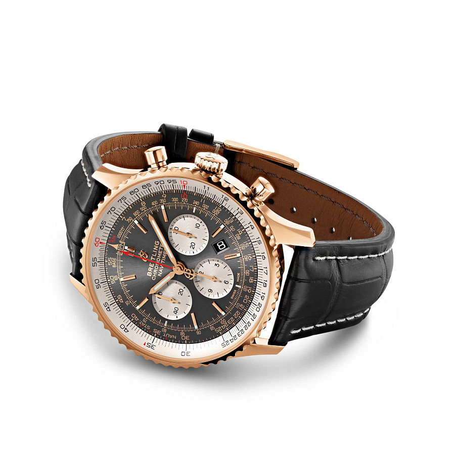 Часы Breitling Navitimer B01 Chronograph 46 RB0127121F1P1 — металл золото, Швейцария
