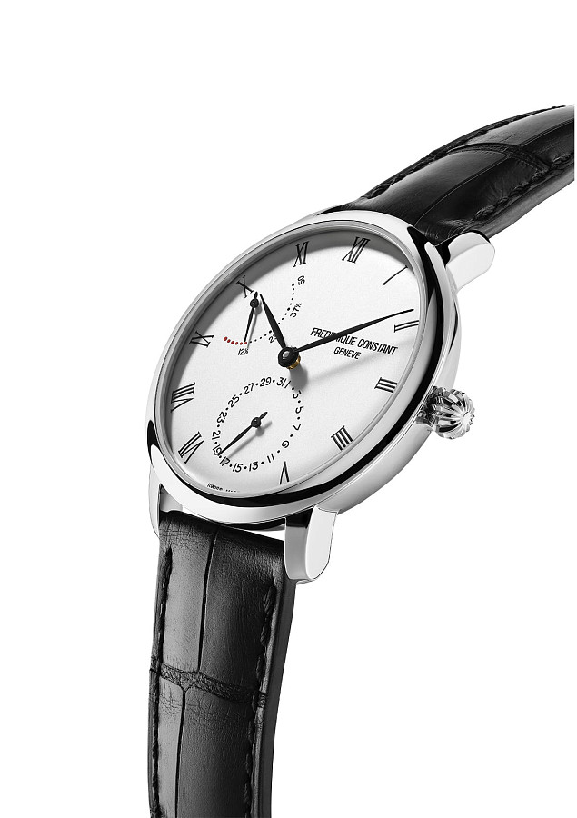 Часы Frederique Constant Slimline Power Reserve Manufacture FC-723WR3S6 — механические, сталь металл