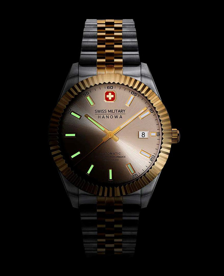 Часы Swiss Military Hanowa Diligenter SMWGL0002160 — мужские, двухцветный