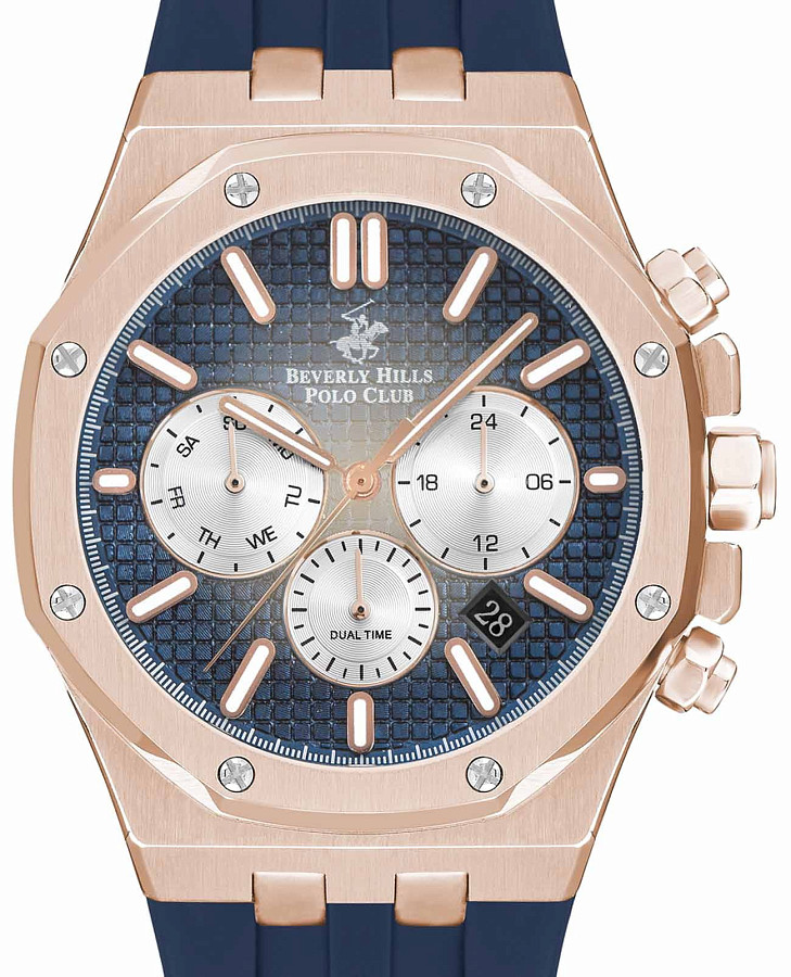 Часы Beverly Hills Polo Club BP3261X.499 — кварцевые, металл сталь