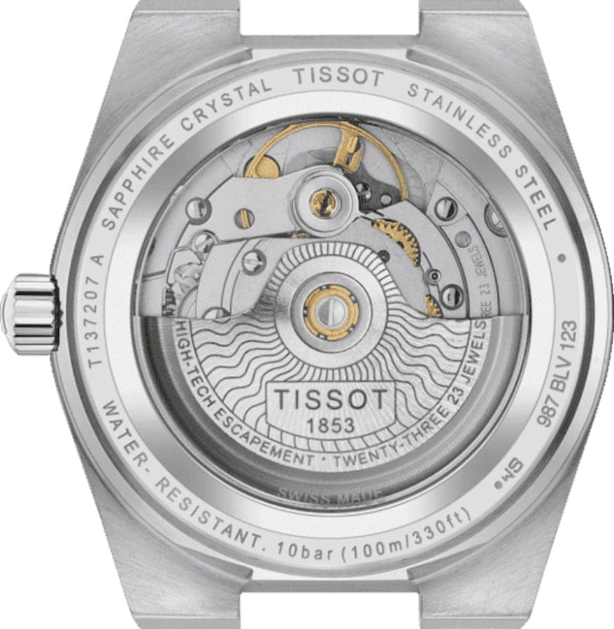 Часы Tissot PRX Powermatic 80 T137.207.11.111.00 — сталь металл, Швейцария