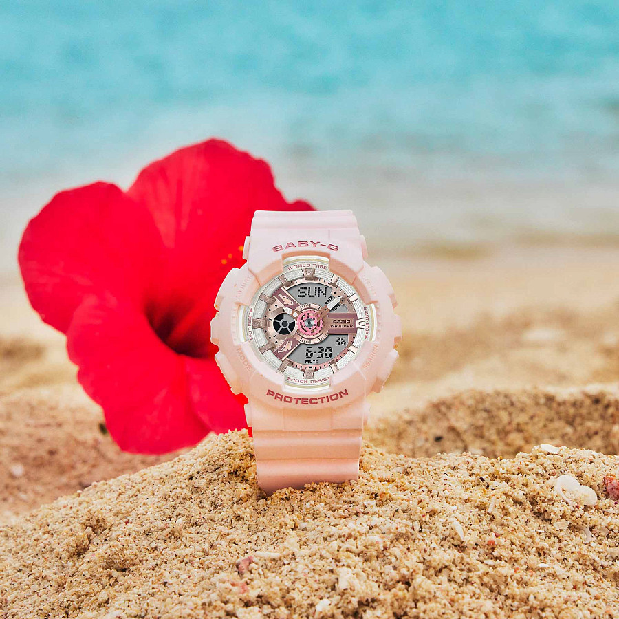 Часы Casio Baby-G BA-110AQ-4ADR (BA-110AQ-4A) — Япония, кварцевые