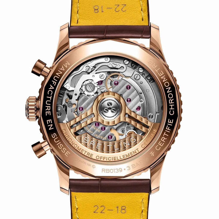 Часы Breitling Navitimer B01 Chronograph 41 RB0139211Q1P1 — кожаный, мужские