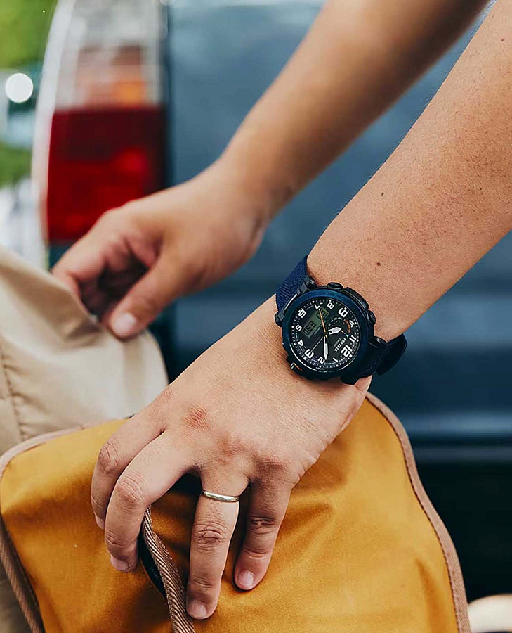 Часы Casio Pro Trek PRG-601YB-2DR (PRG-601YB-2) — мужские, синий