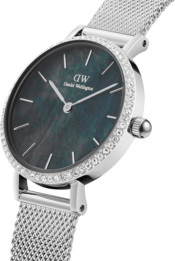 Часы Daniel Wellington Petite Lumine Bezel Sterling DW00100661 — сталь металл, Швеция