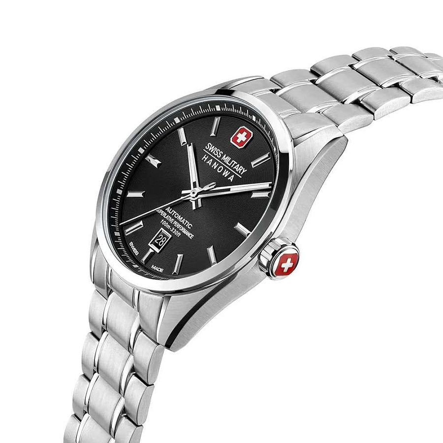 Часы Swiss Military Hanowa Majestic Pioneer SMWGL0006201 — механические, Швейцария, мужские