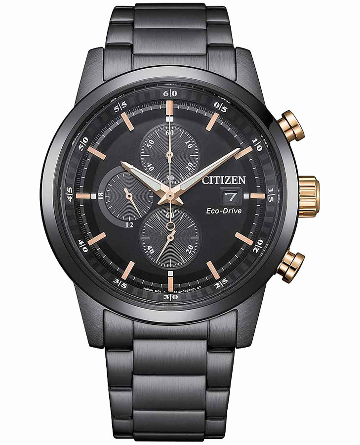 Часы Citizen Eco-Drive CA0746-85E — мужские, черный