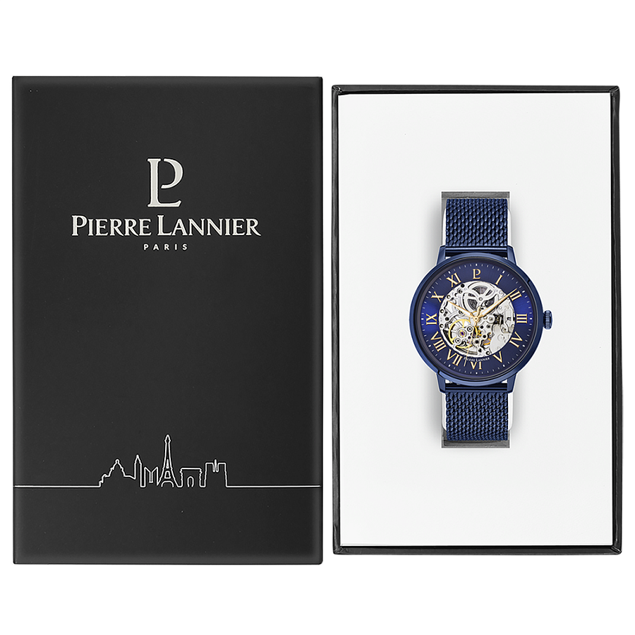 Часы Pierre Lannier Automatic 318B468 — нержавеющая сталь с ip-покрытием, мужские