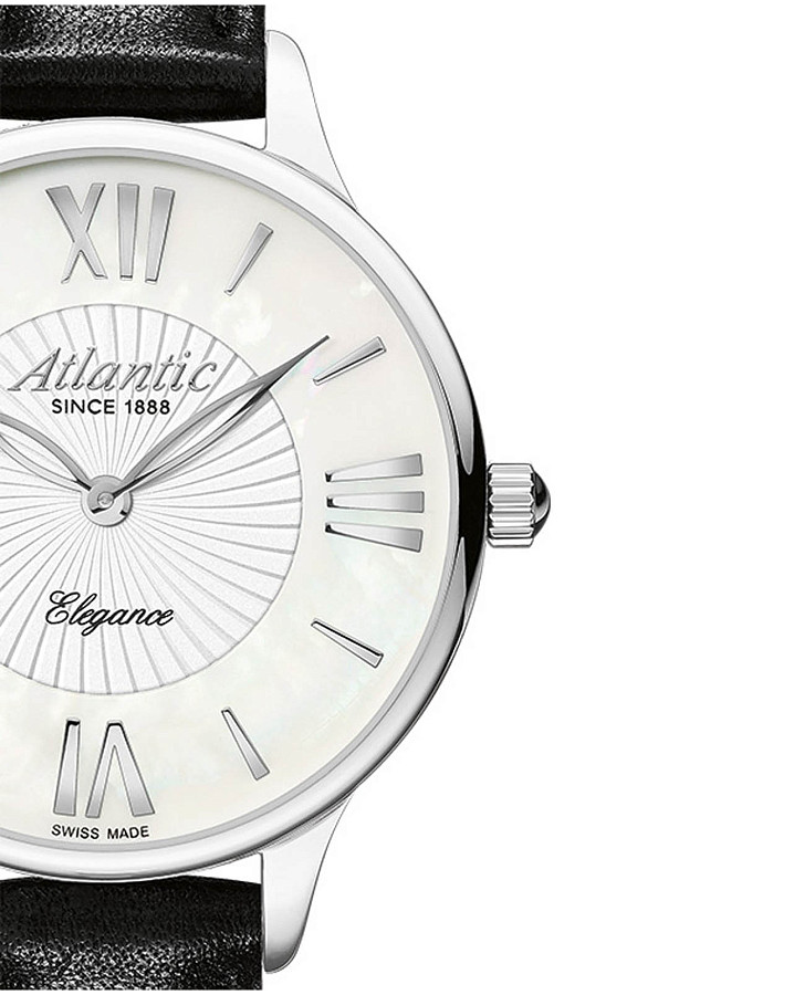Часы Atlantic Elagance 29038.41.08L — кварцевые, металл сталь