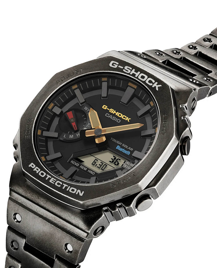 Часы Casio G-Shock GM-B2100VF-1A — сталь с ip покрытием, мужские