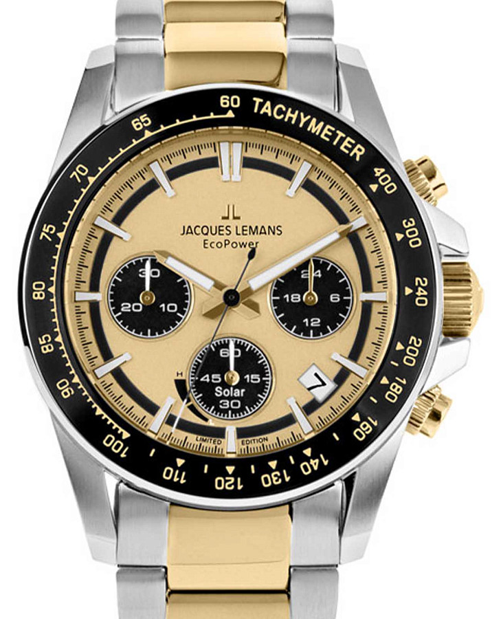 Часы Jacques Lemans 50-1D — кварцевые, металл сталь