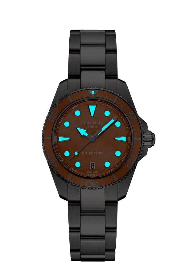 Часы Certina DS Action Lady C048.210.11.381.00 — кварцевые, Швейцария, женские