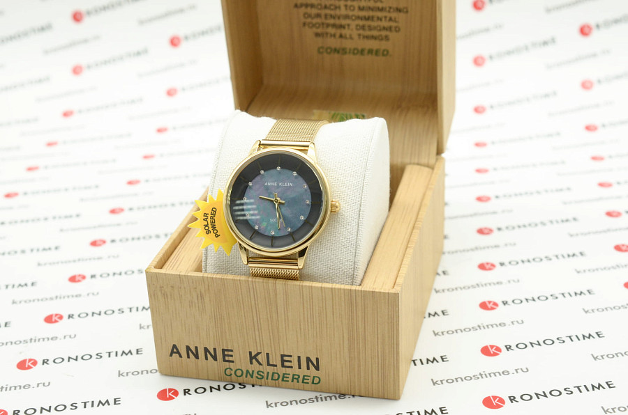 Часы Anne Klein Daily 3722BMGB — кварцевые, США, женские