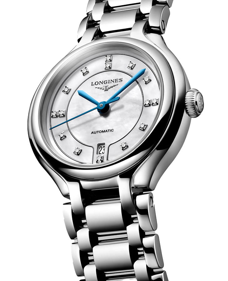 Часы Longines PrimaLuna L8.123.4.87.6 — механические, сталь металл