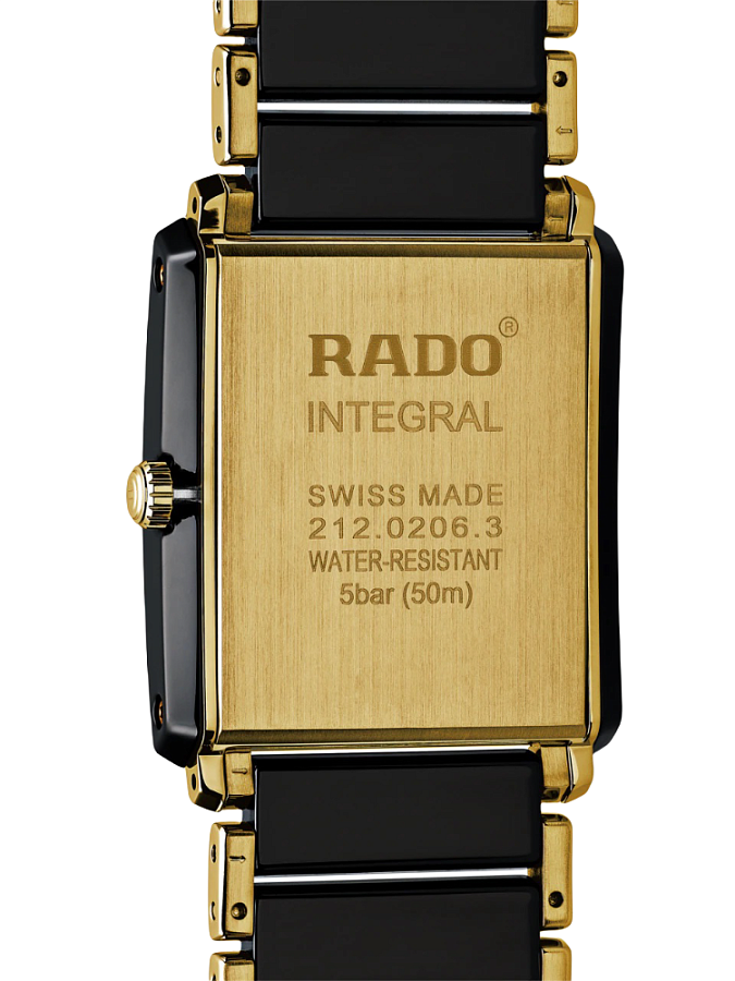Часы Rado Integral Diamonds R20204712 — мужские, сталь + pvd + керамика