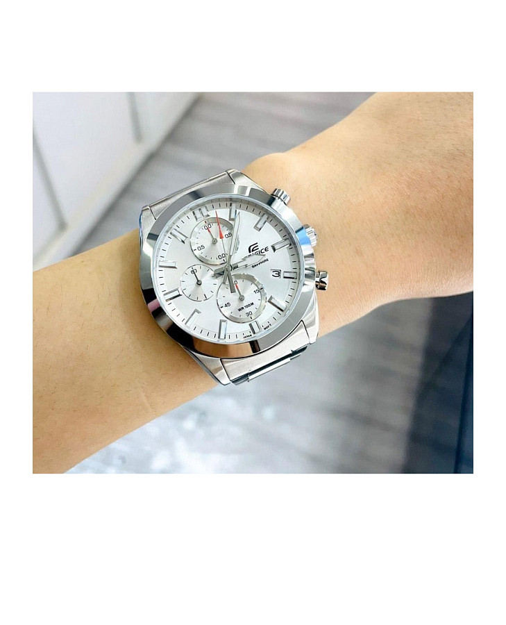 Часы Casio Edifice EFB-710D-7AVUDF (EFB-710D-7A) — кварцевые, металл сталь
